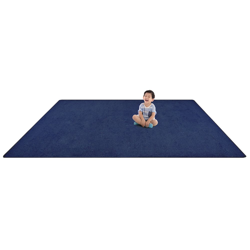 Kid Essentials Endurance 6' x 6' Area Rug in Color Midnight Sky. Picture 4