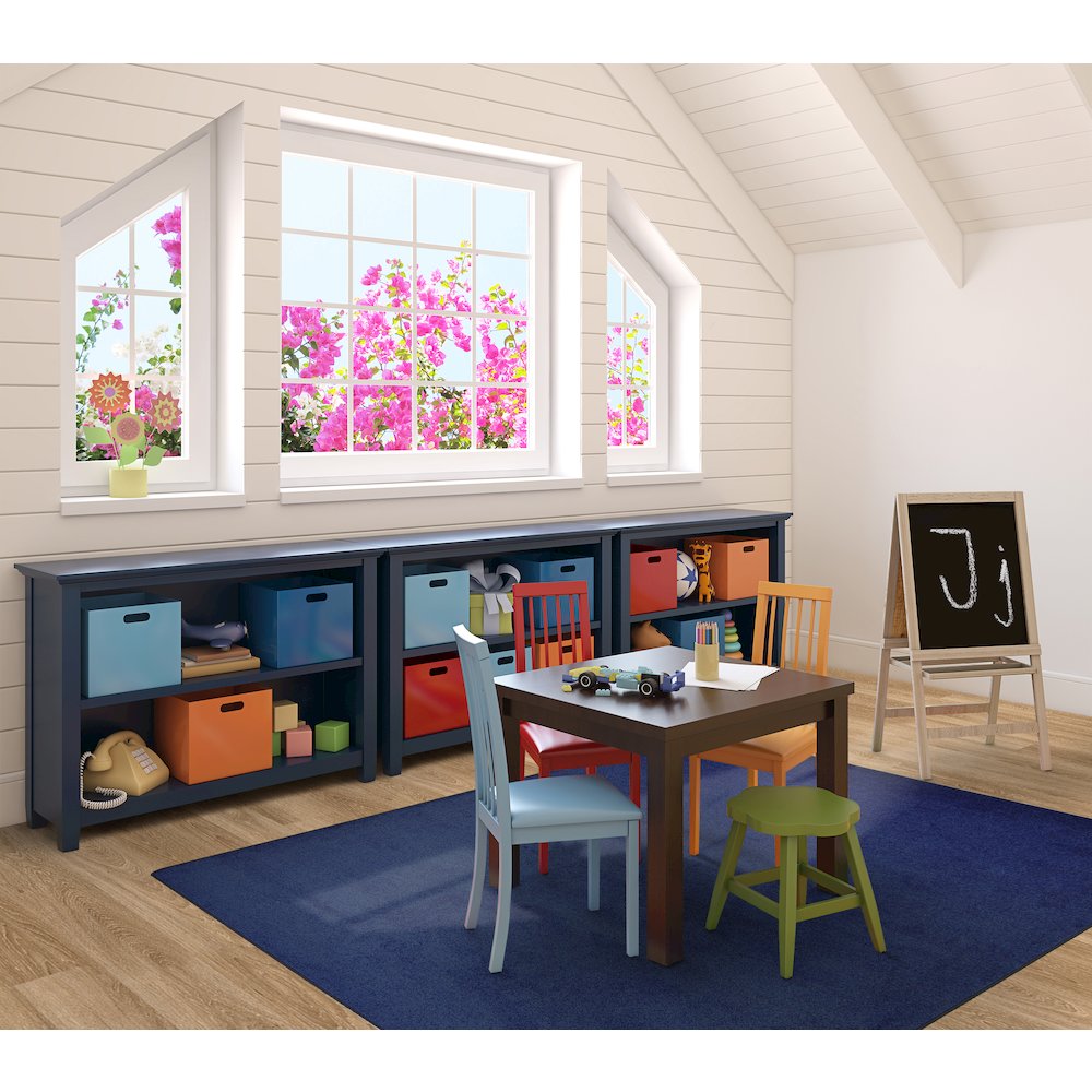 Kid Essentials Endurance 6' x 6' Area Rug in Color Midnight Sky. Picture 3