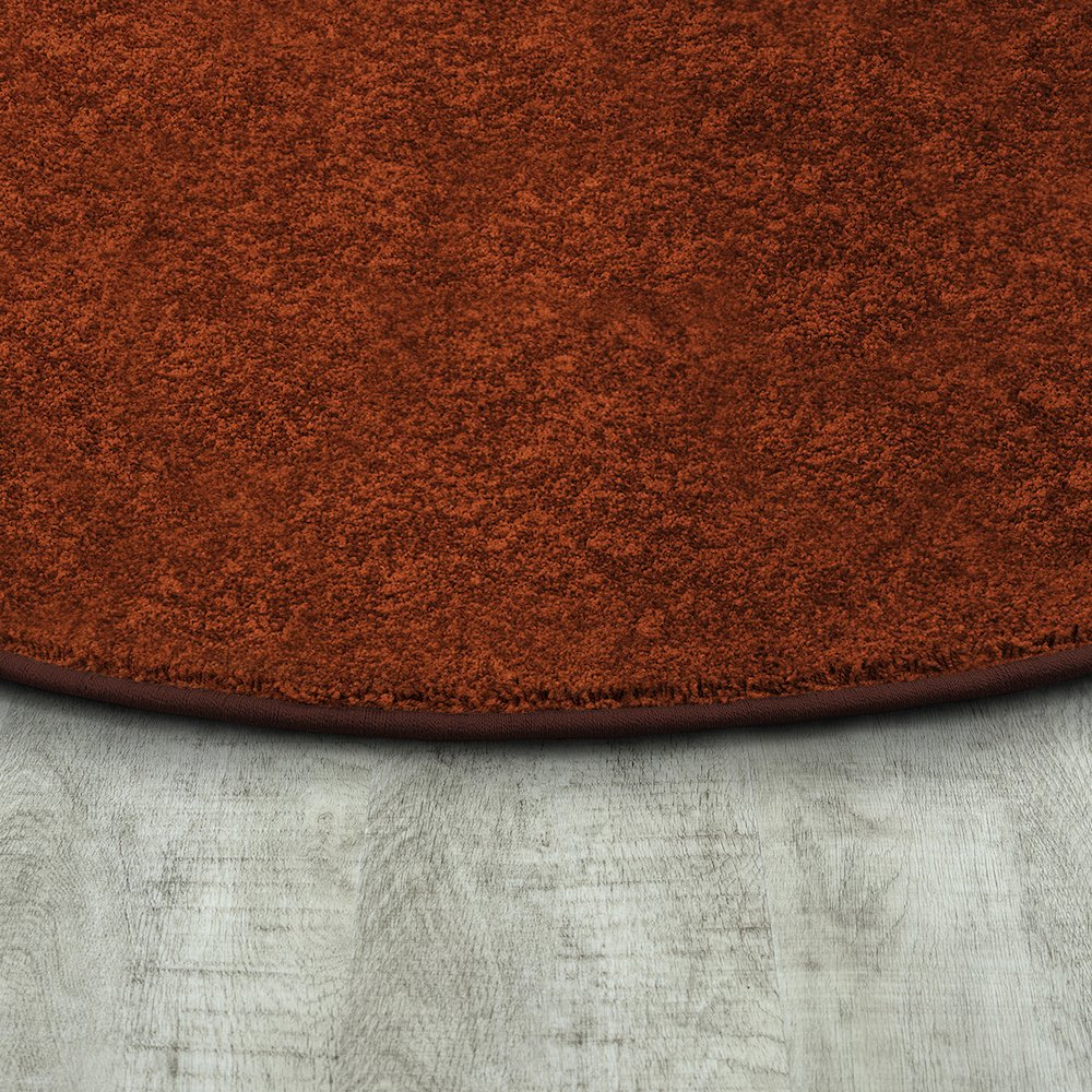 Kid Essentials Endurance 6' x 9' Oval Area Rug in Color Red. Picture 2