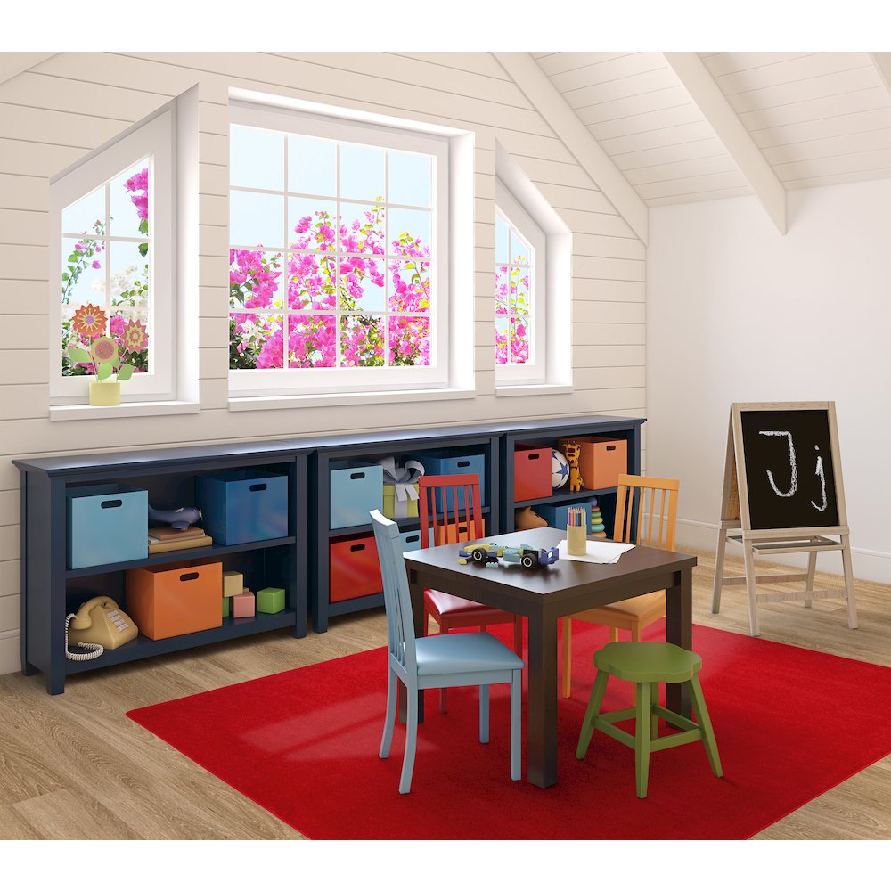 Kid Essentials Endurance 6' x 6' Area Rug in Color Red. Picture 3