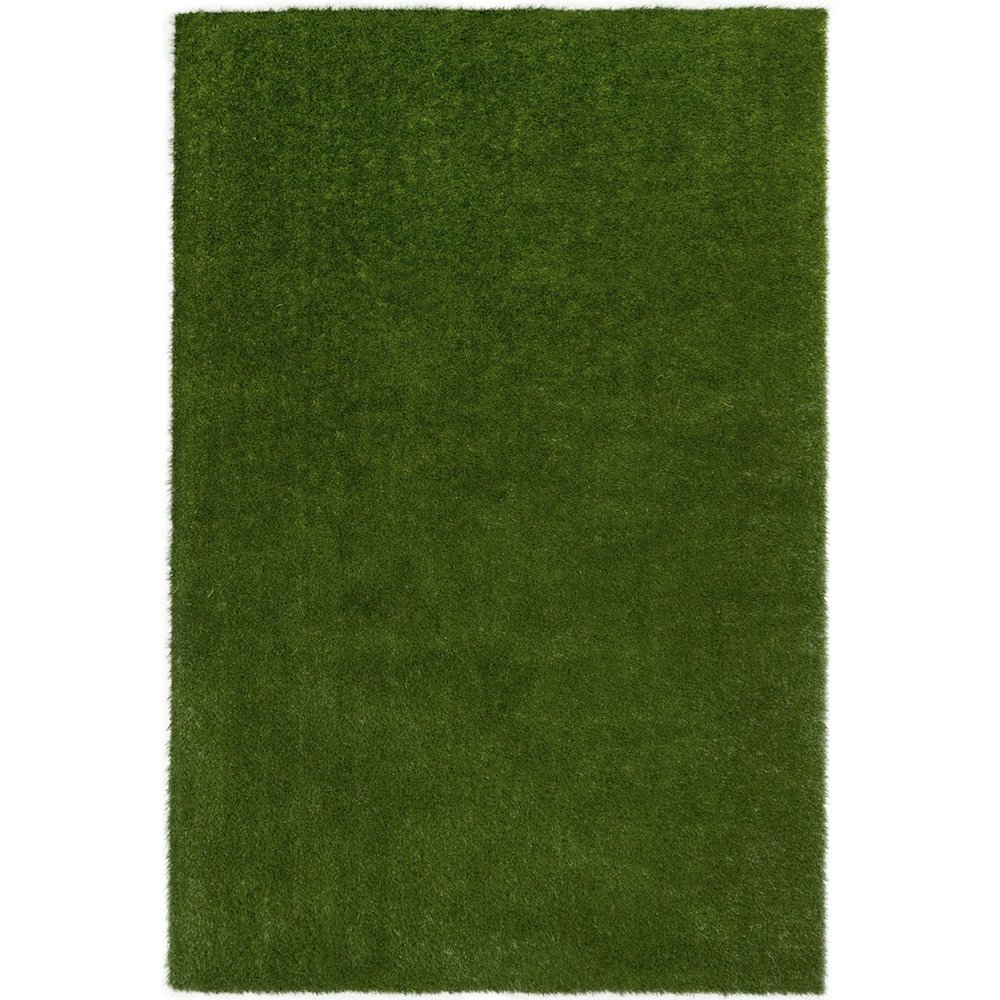 Kid Essentials GreenSpace 4' x 6' Area Rug in Color Green. Picture 1