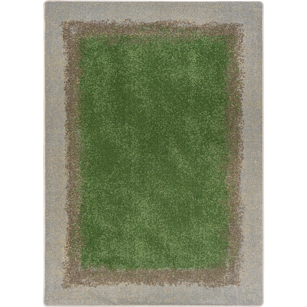 Kid Essentials Grounded 5'4" x 7'8" Area Rug in Color Meadow. Picture 1