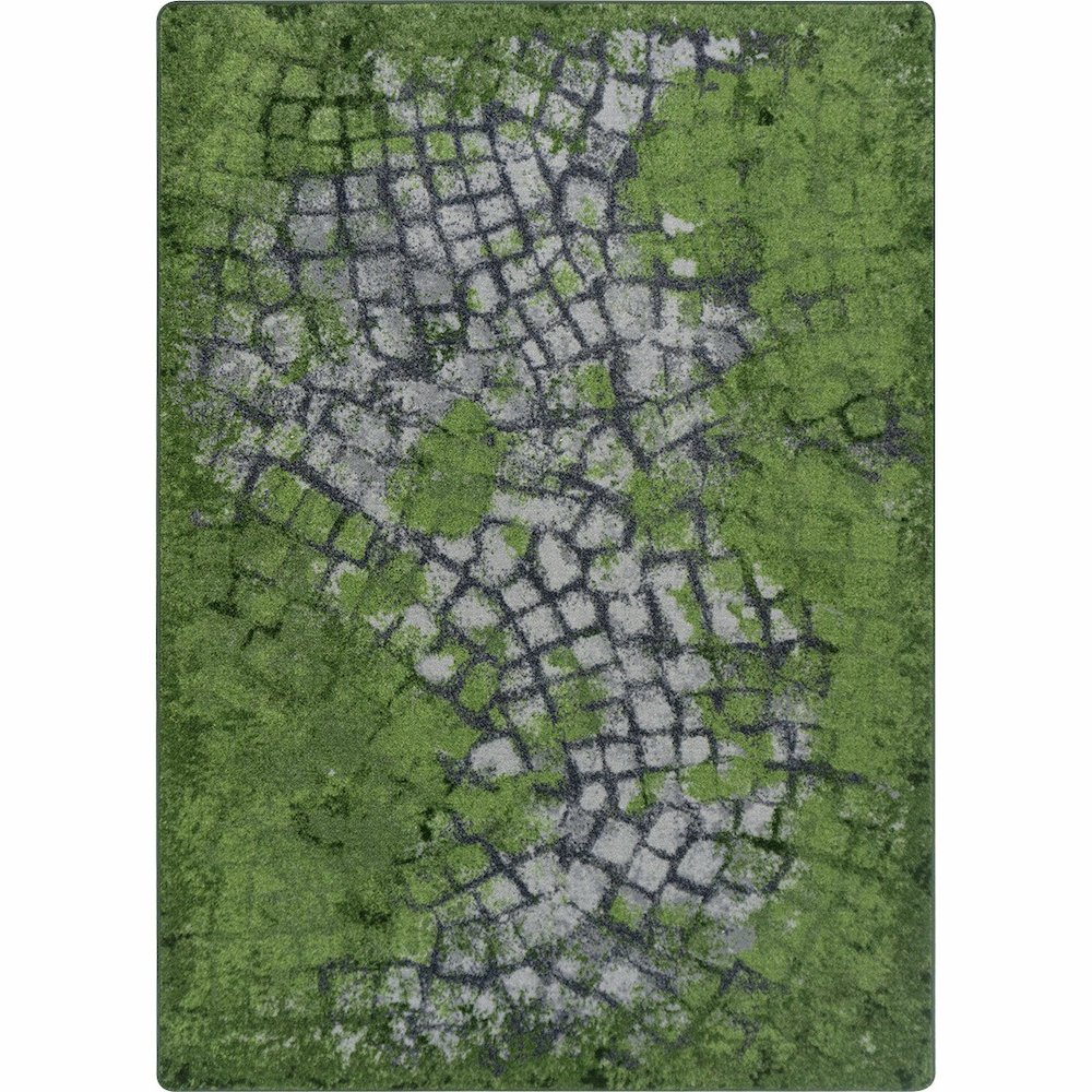 Kid Essentials Grown Up 5'4" x 7'8" Area Rug in Color Meadow. Picture 1
