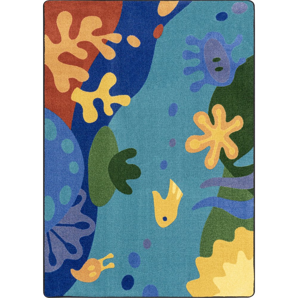 Just Pretend 5'4" x 7'8" Area Rug in Color Multi. Picture 1