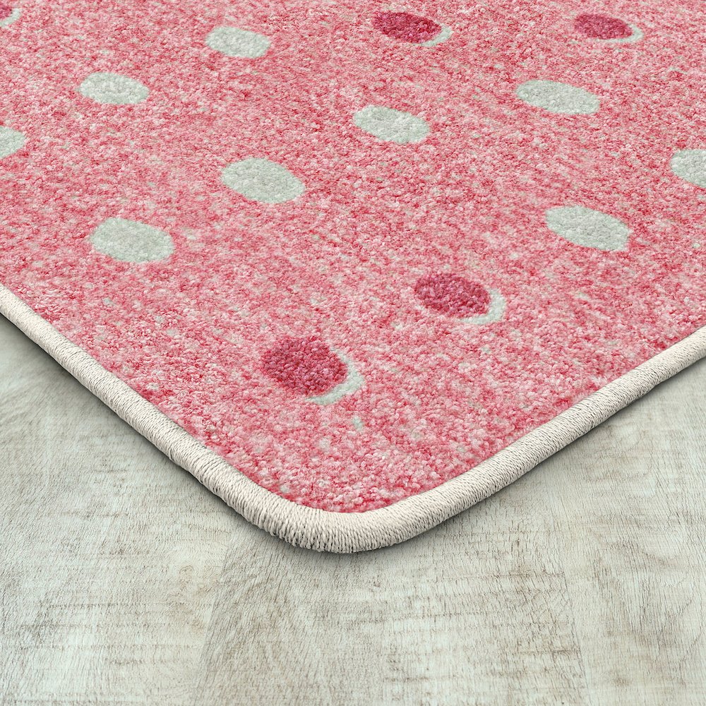 Claremont Kids Little Moons 3'10" x 5'4" Area Rug in Color Blush. Picture 2