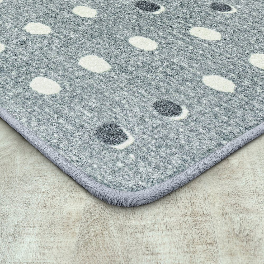 Claremont Kids Little Moons 3'10" x 5'4" Area Rug in Color Cloudy. Picture 2