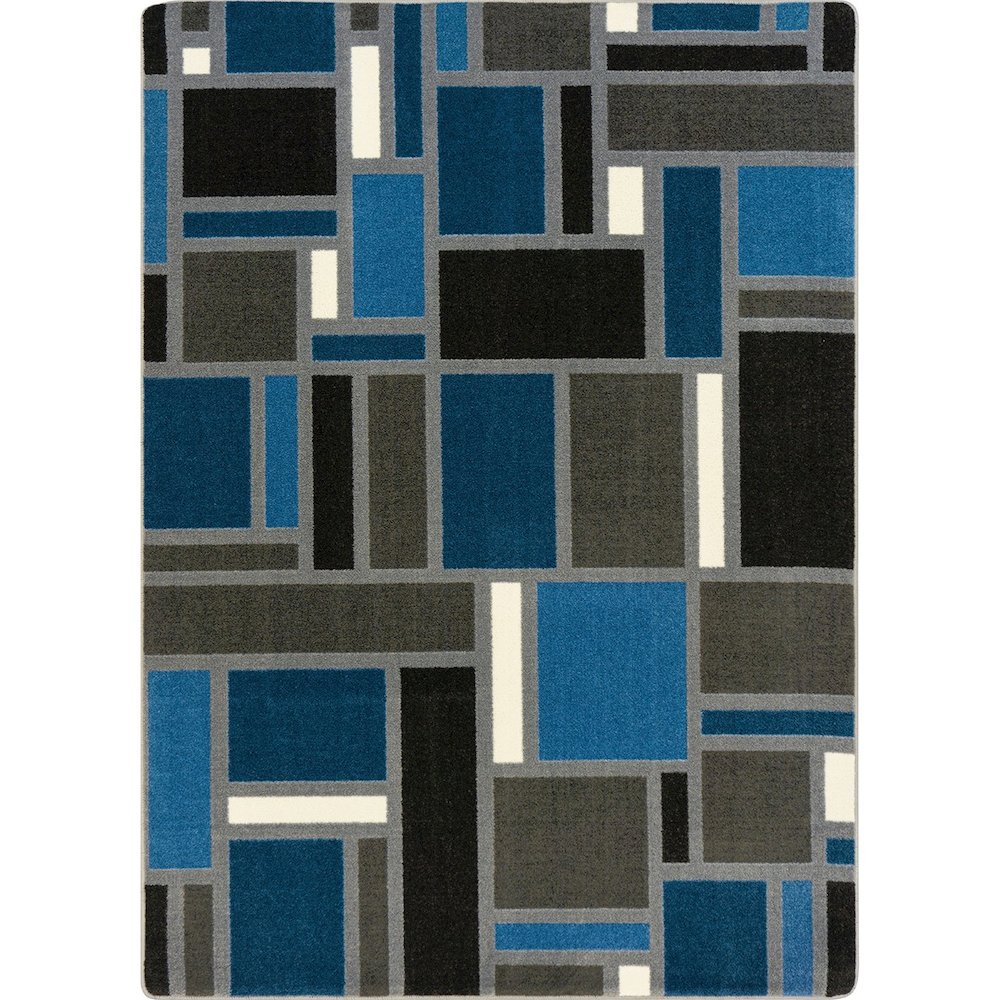 First Take Matilda 3'10" x 5'4" Area Rug in Color Sapphire. Picture 1