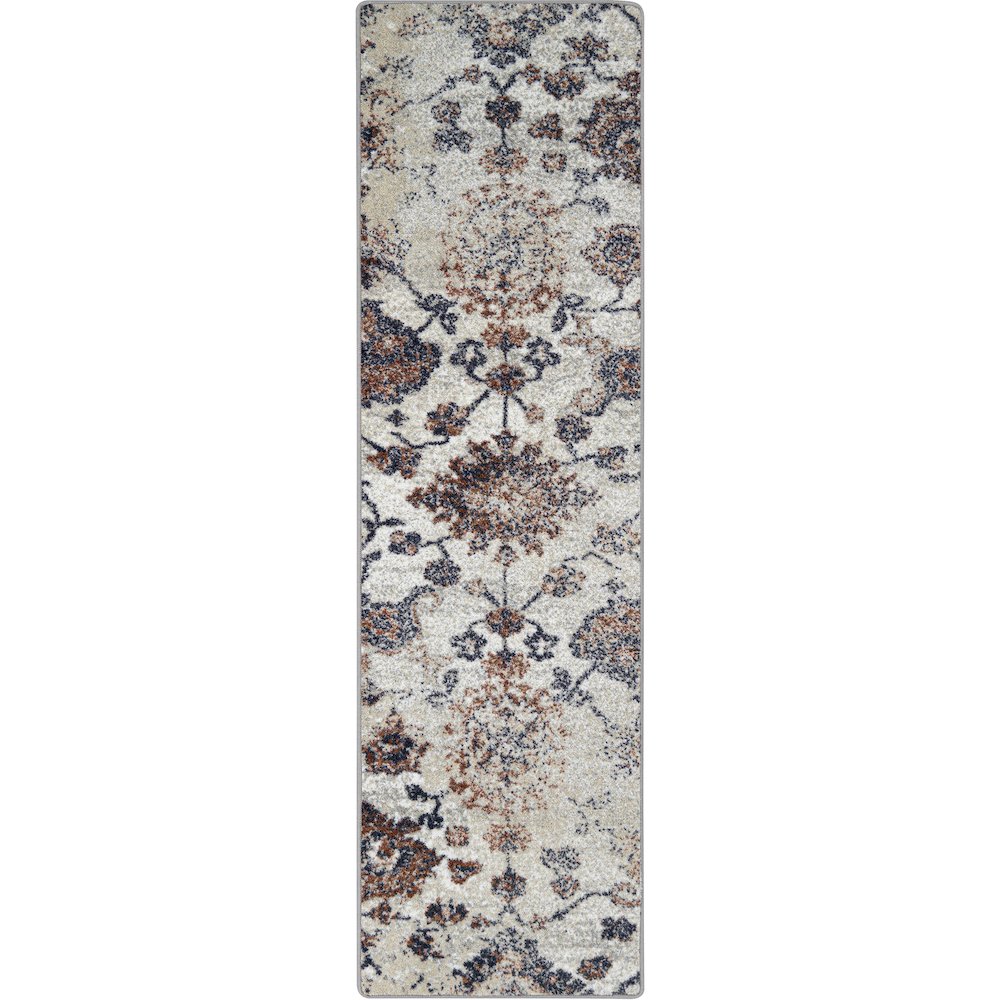 Mojave Bloom 2'1" x 7'8" Runner Area Rug in Color Sunset. Picture 1