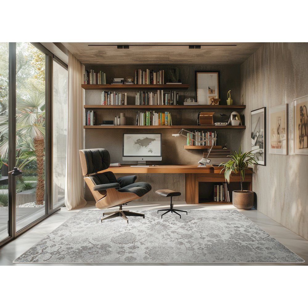 Mojave Bloom 3'10" x 5'4" Area Rug in Color Sandstone. Picture 3