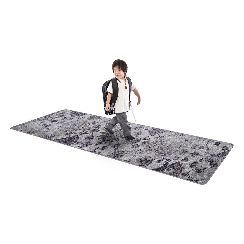 Mojave Bloom 2'1" x 7'8" Runner Area Rug in Color Twilight. Picture 3