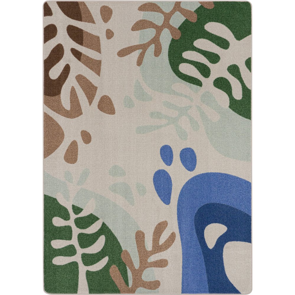 Nature Forms 3'10" x 5'4" Area Rug in Color Multi. Picture 1