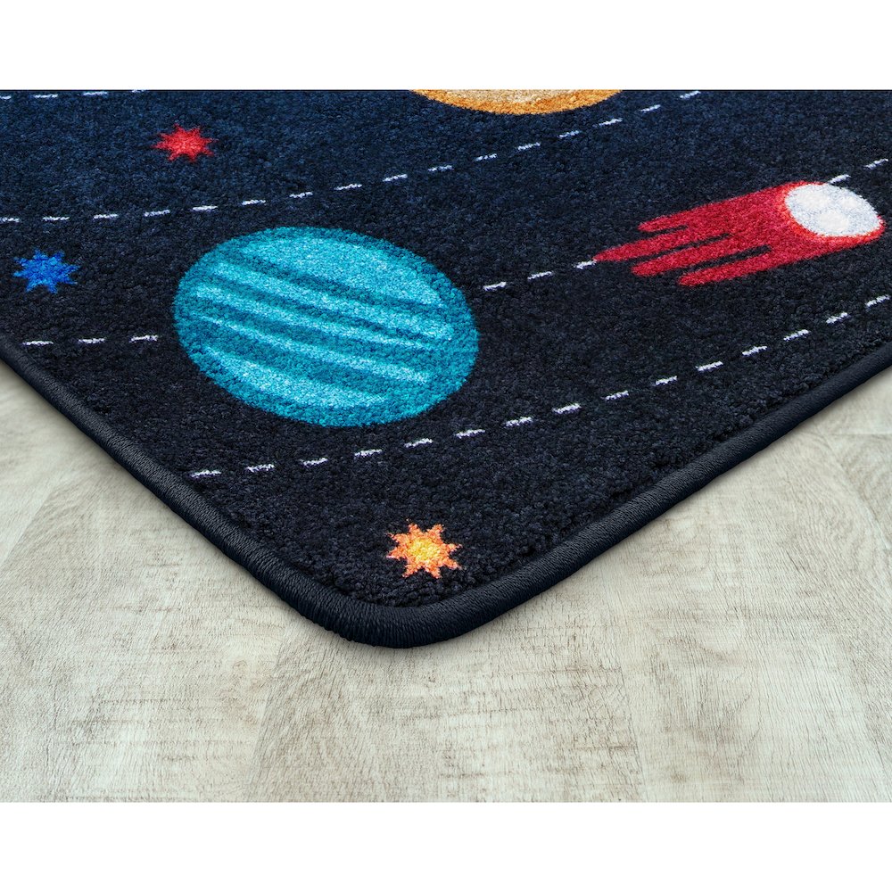 Kid Essentials Out of this World 5'4" x 7'8" Area Rug in Color Multi. Picture 2