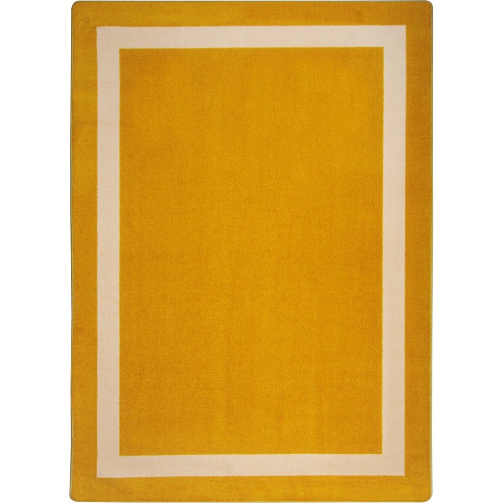 Kid Essentials Portrait 3'10" x 5'4" Area Rug in Color Goldenrod. Picture 1