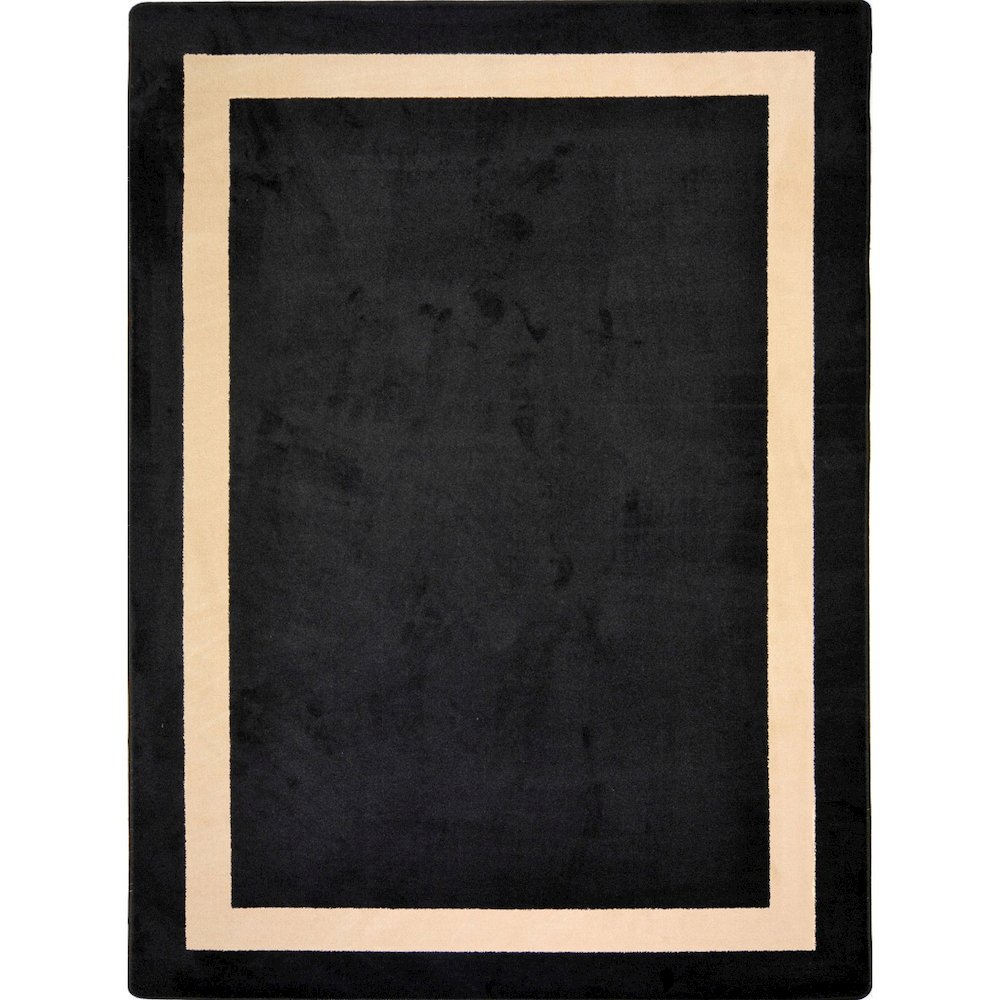 Kid Essentials Portrait 3'10" x 5'4" Area Rug in Color Onyx. Picture 1