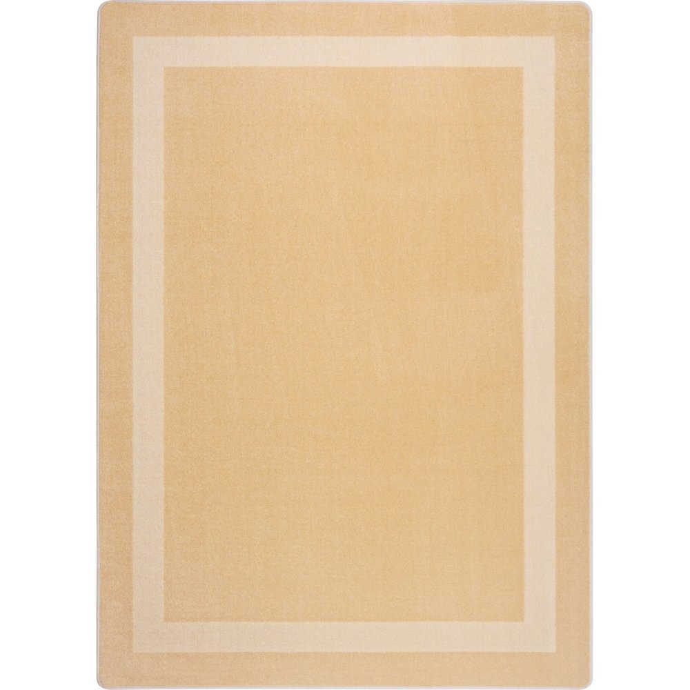 Kid Essentials Portrait 3'10" x 5'4" Area Rug in Color Sandstone. Picture 1