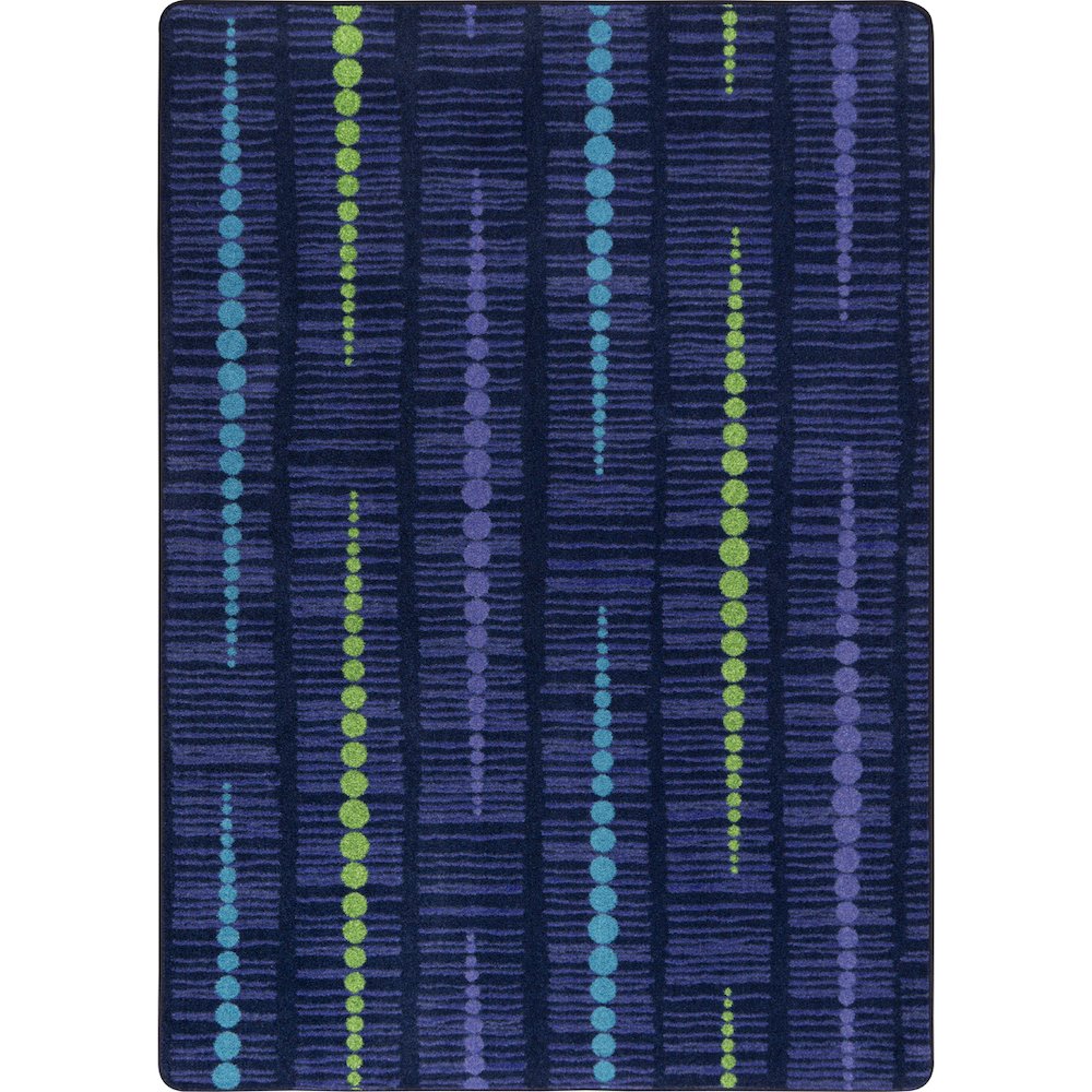 Kid Essentials Recoil 3'10" x 5'4" Area Rug in Color Violet. Picture 1