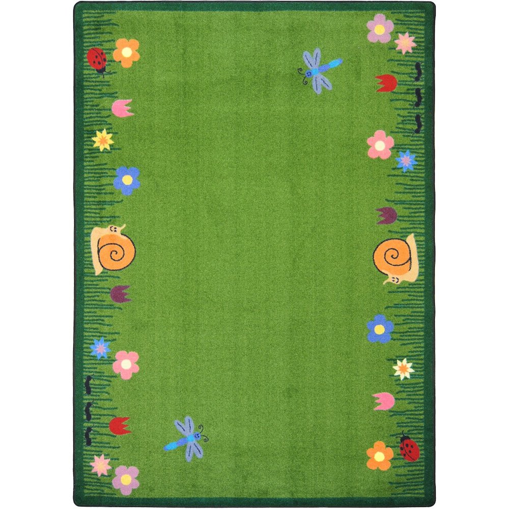 Kid Essentials Summer Friends 3'10" x 5'4" Area Rug in Color Multi. Picture 1