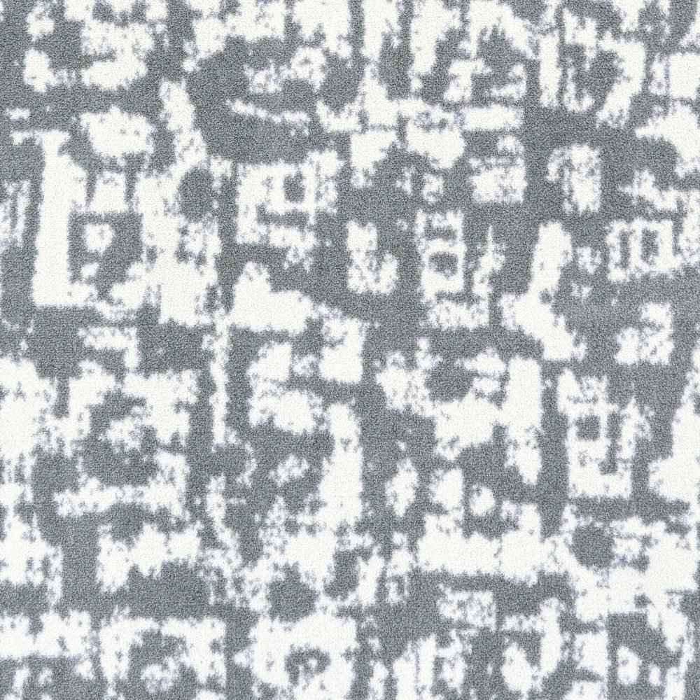 WorkSpace Block Print 3'10" x 5'4" Area Rug in Color Cloudy. Picture 4