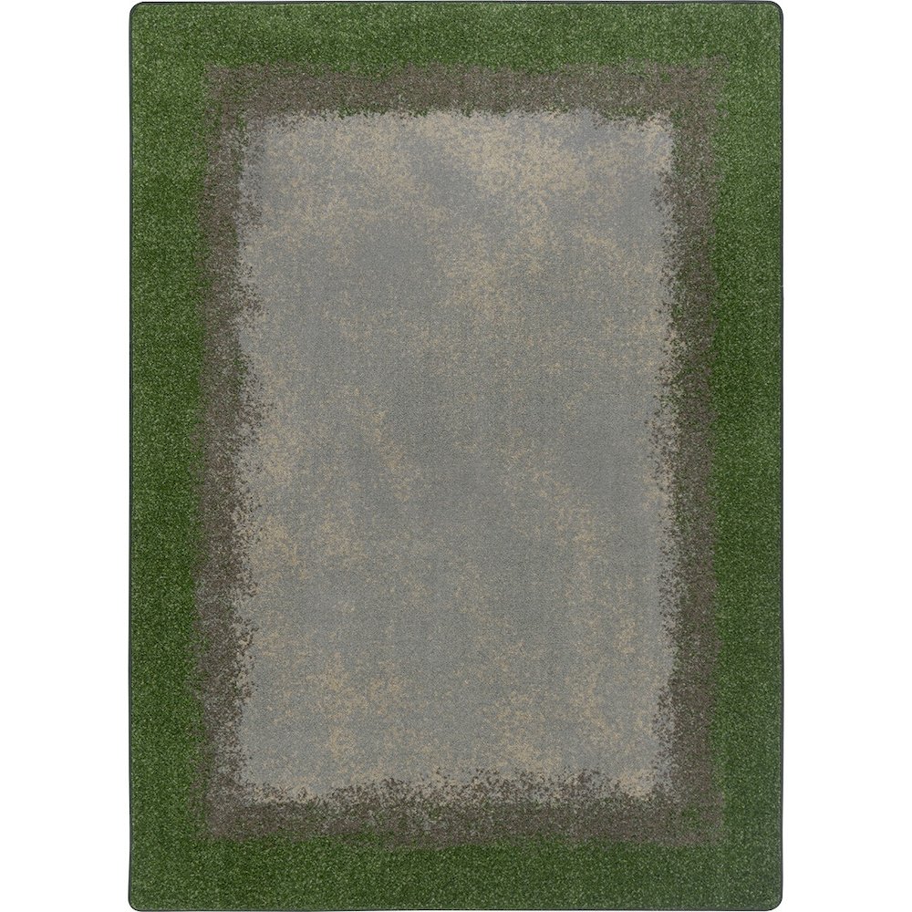 Kid Essentials Urban Edges 5'4" x 7'8" Area Rug in Color Meadow. Picture 1