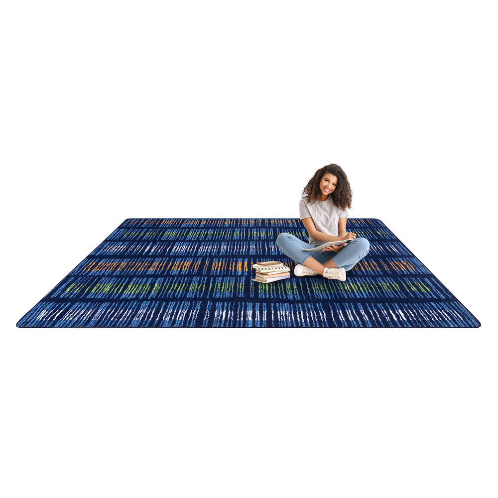 Kid Essentials Verve 3'10" x 5'4" Area Rug in Color Citrus. Picture 5