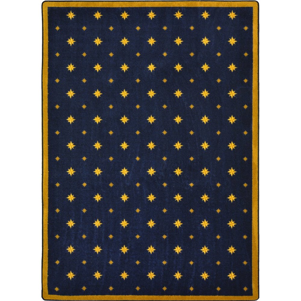 Any Day Matinee Walk of Fame 3'10" x 5'4" Area Rug in Color Navy. Picture 1