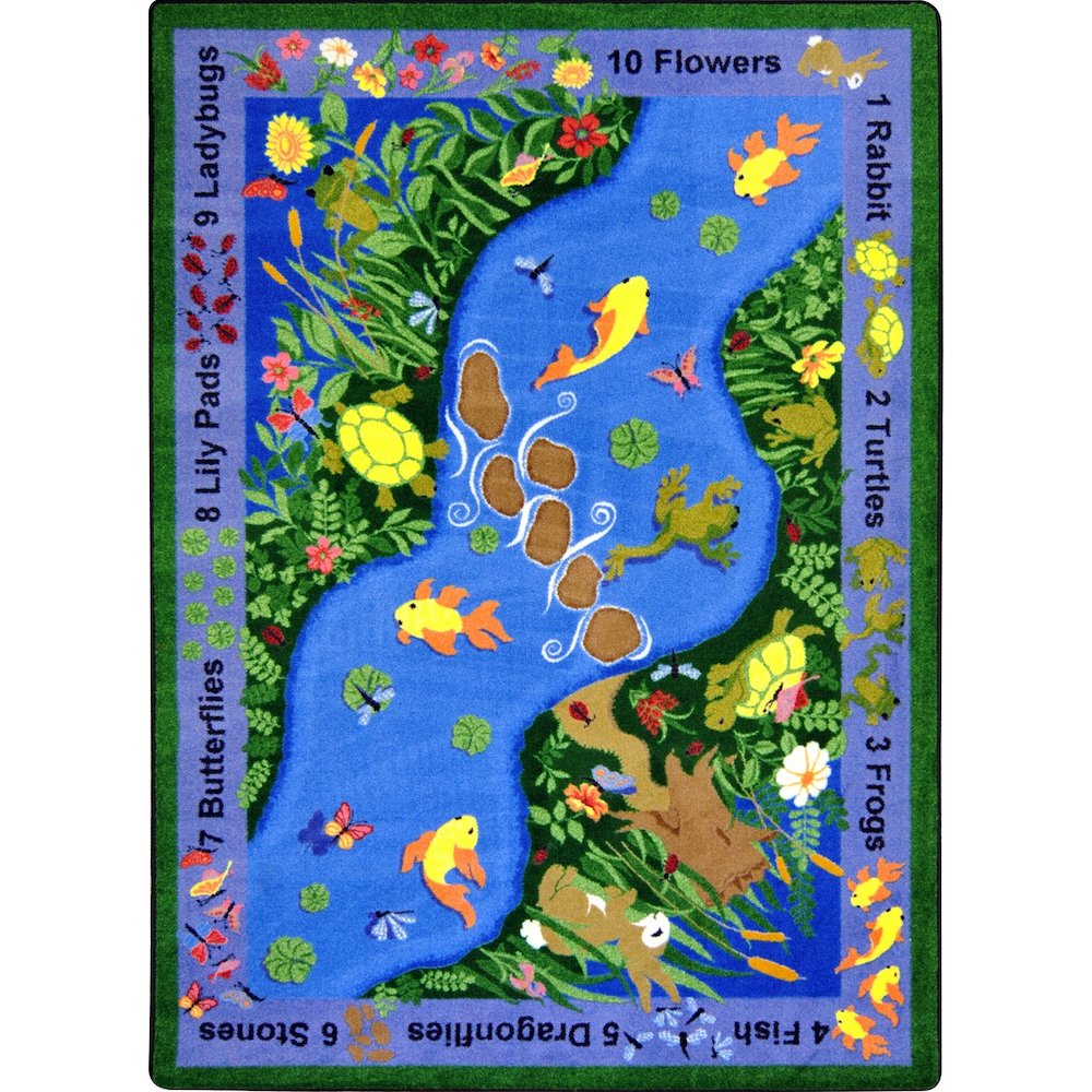 Kid Essentials You Can Find 3'10" x 5'4" Area Rug in Color Multi. Picture 1