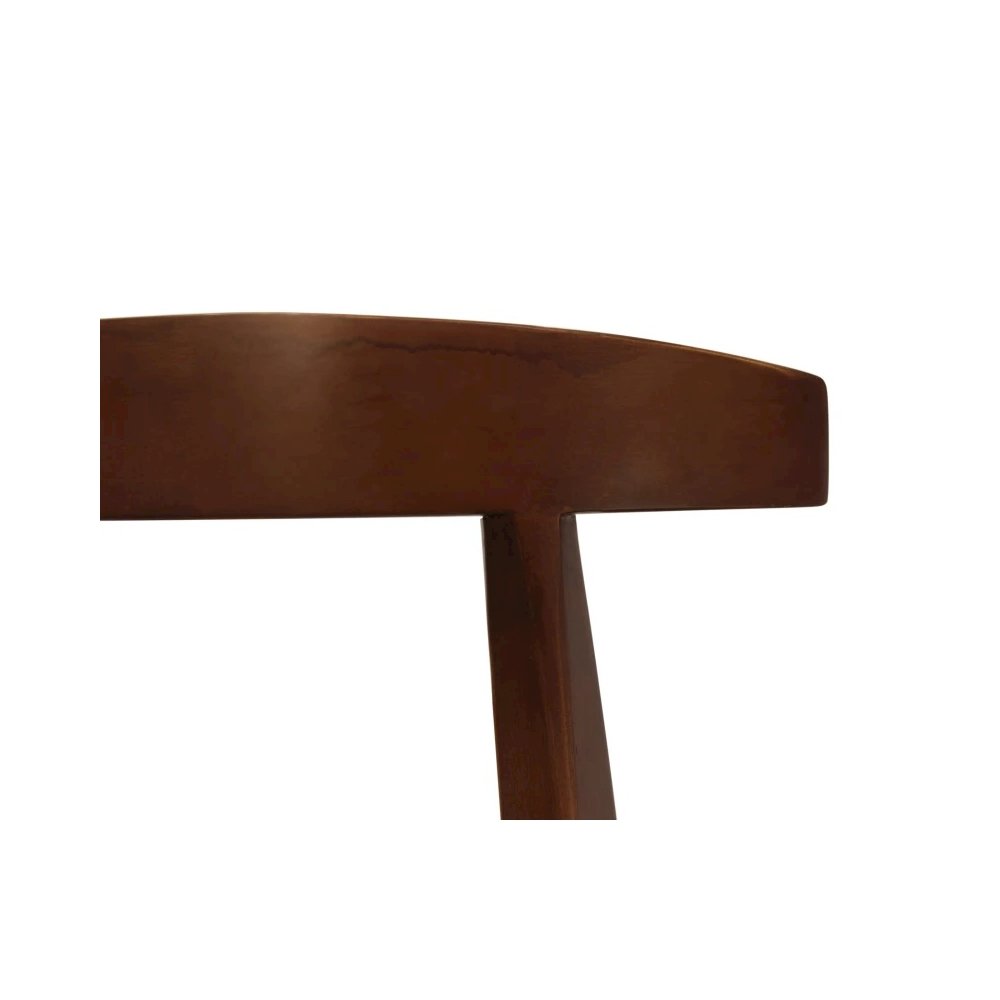 Hartford Mid-Century Modern Dining Chair with Performance Fabric Upholstery. Picture 6