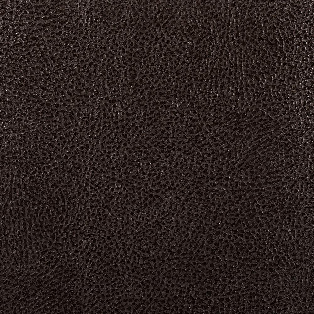 Swivel Brown Faux Leather and Java Brown Metal Bar Stool. Picture 14