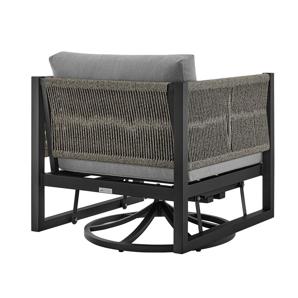 Cuffay Outdoor Patio Swivel Glider Lounge Chair. Picture 3