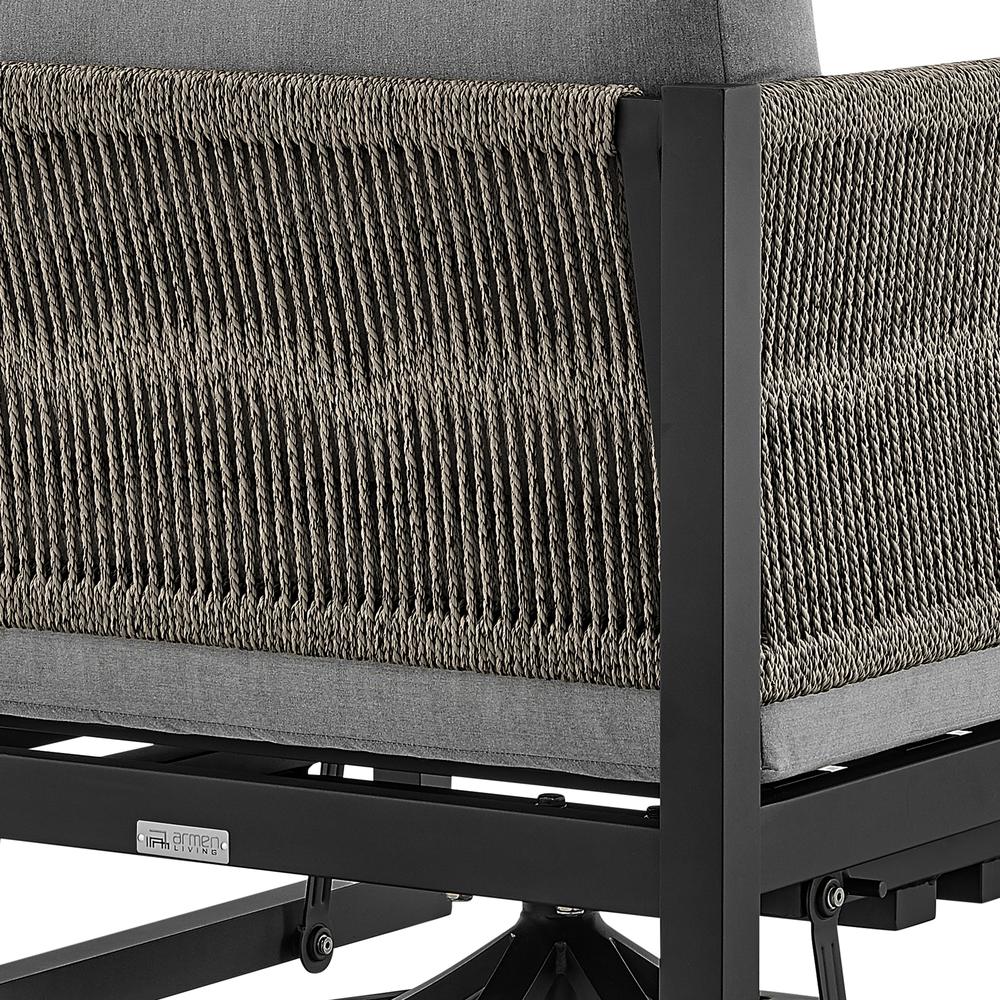 Cuffay Outdoor Patio Swivel Glider Lounge Chair. Picture 5