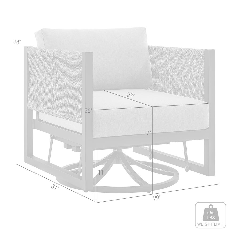 Cuffay Outdoor Patio Swivel Glider Lounge Chair. Picture 8
