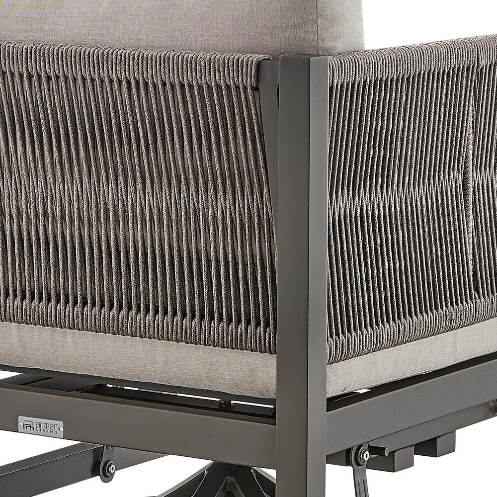 Cuffay Outdoor Patio Swivel Glider Lounge Chair. Picture 5