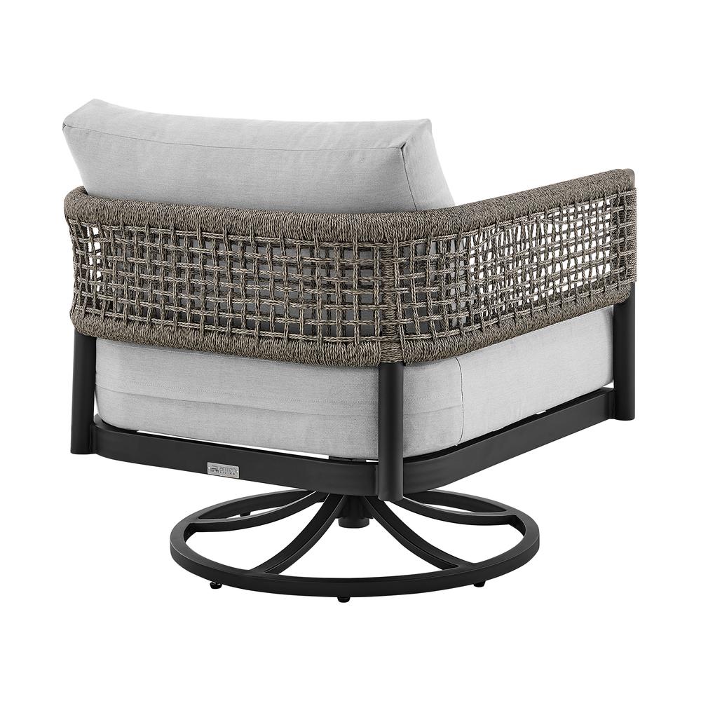 Felicia Outdoor Patio Swivel Rocking Chair. Picture 3
