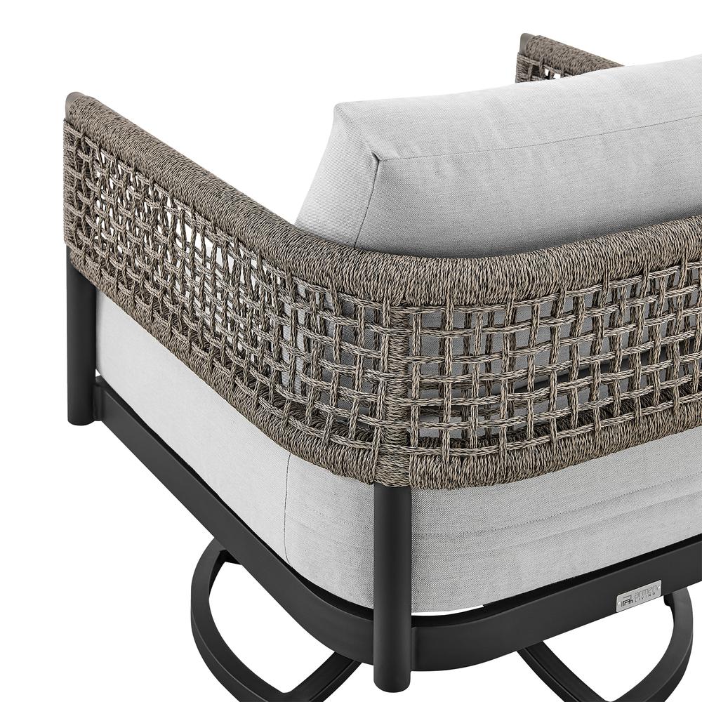 Felicia Outdoor Patio Swivel Rocking Chair. Picture 5