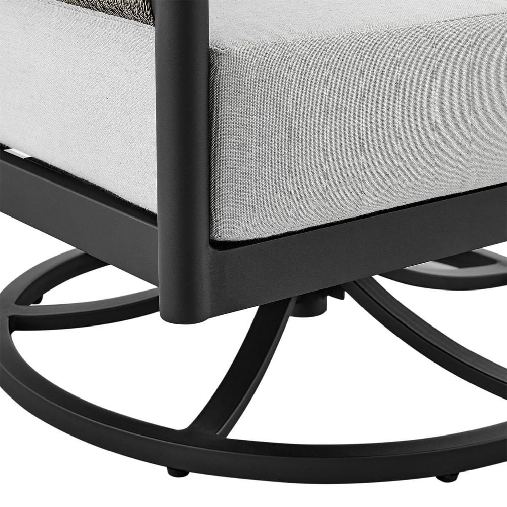 Felicia Outdoor Patio Swivel Rocking Chair. Picture 6