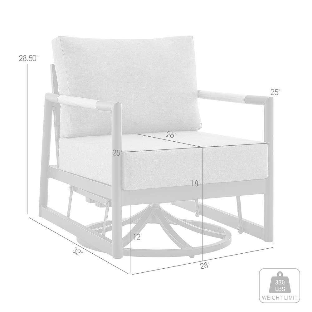 Royal Outdoor Patio Swivel Glider Lounge Chair. Picture 8