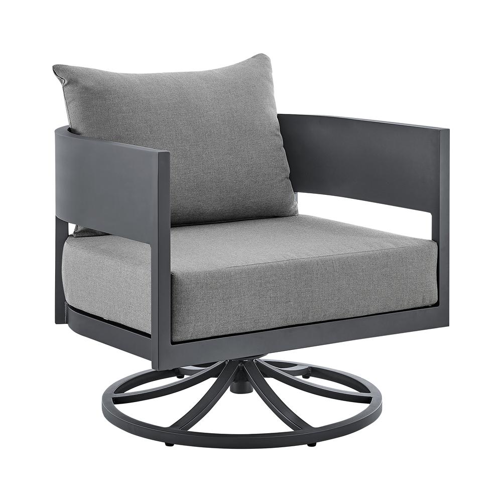 Argiope 3 Piece Patio Outdoor Swivel Seating Set. Picture 1