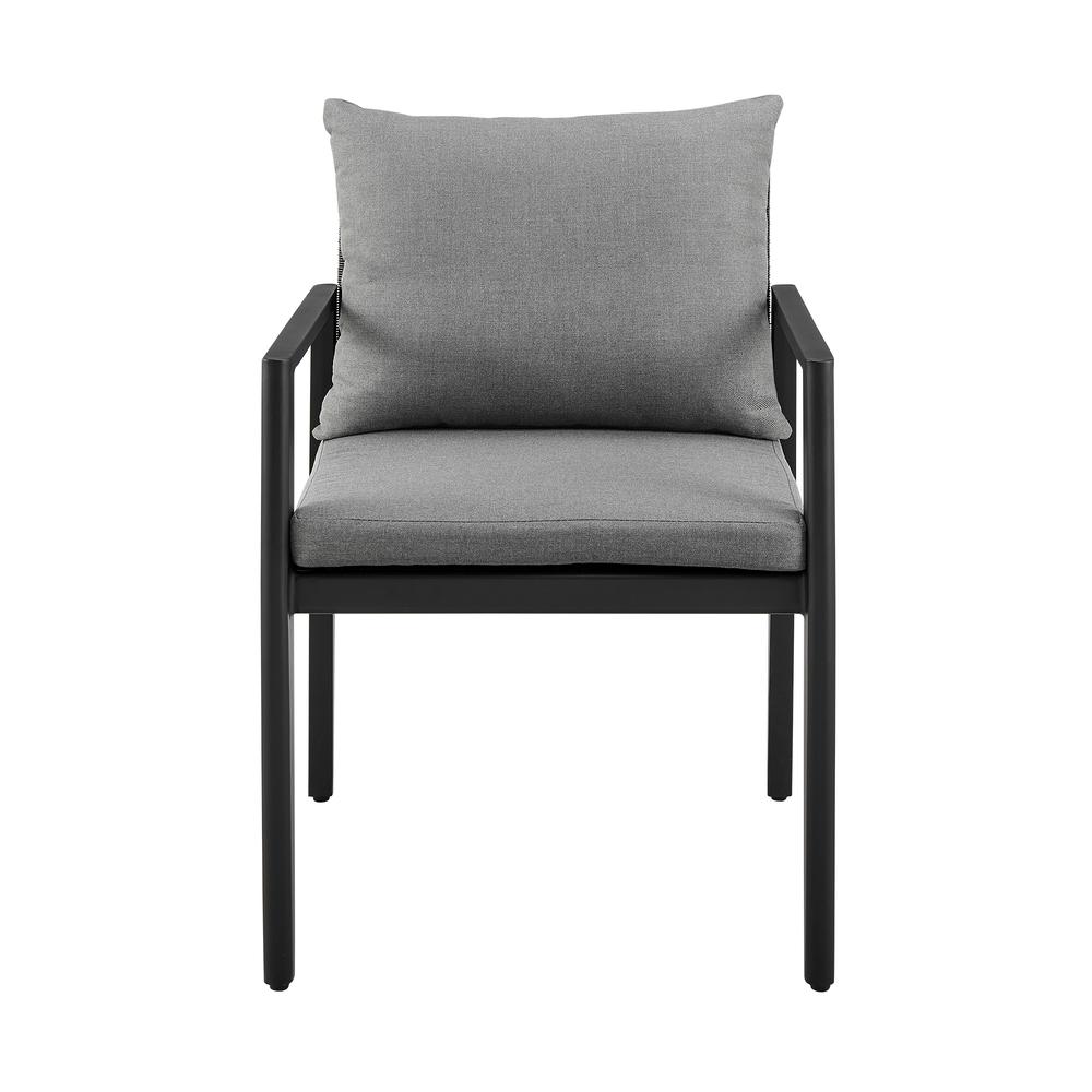 Grand Outdoor Patio Dining Chairs - Set of 2. Picture 2
