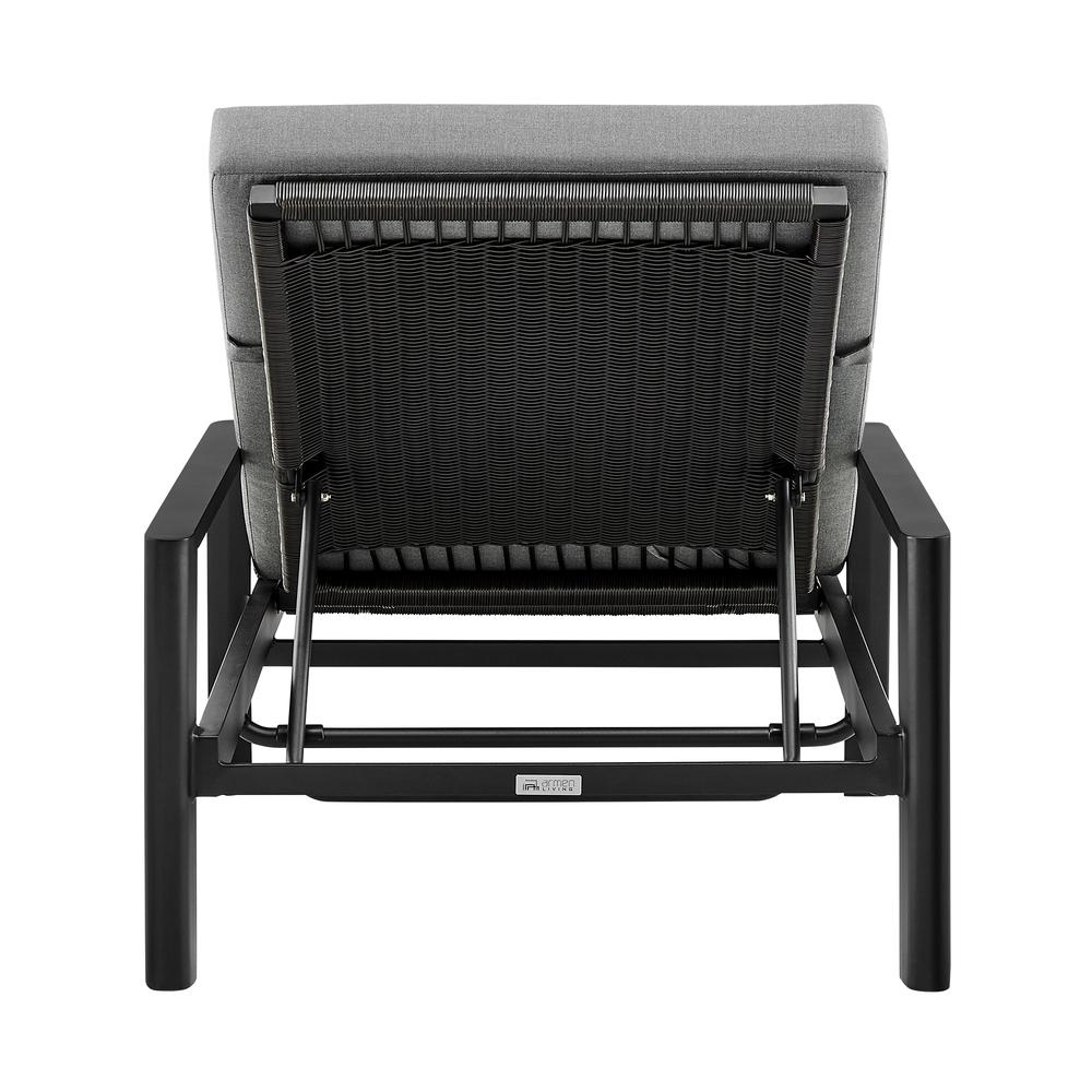 Grand Outdoor Patio Adjustable Chaise Lounge Chair. Picture 4