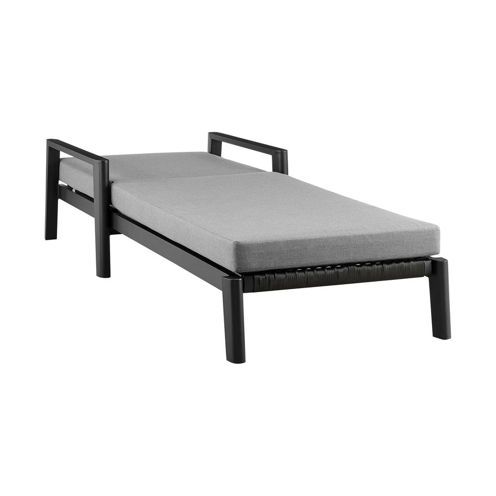 Grand Outdoor Patio Adjustable Chaise Lounge Chair. Picture 5