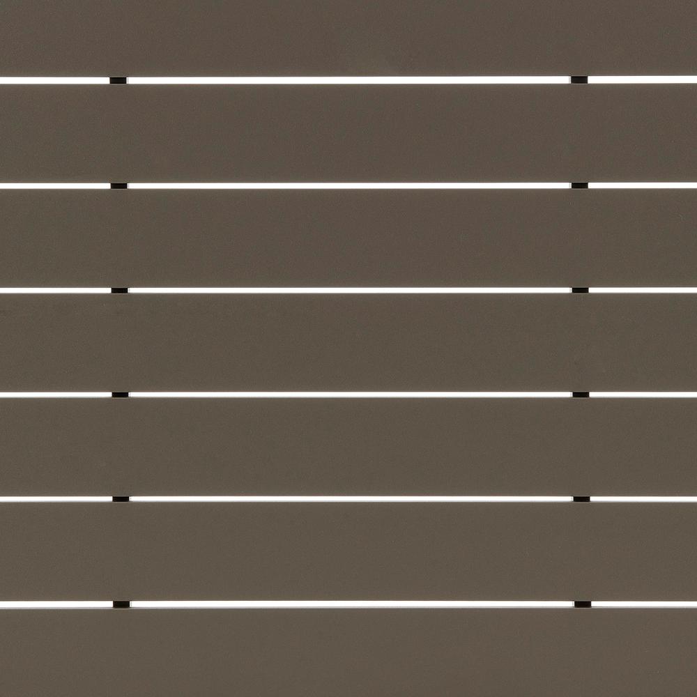 Silvana 5 Piece Gray Aluminum Outdoor Dining Set with Gray Fabric. Picture 6