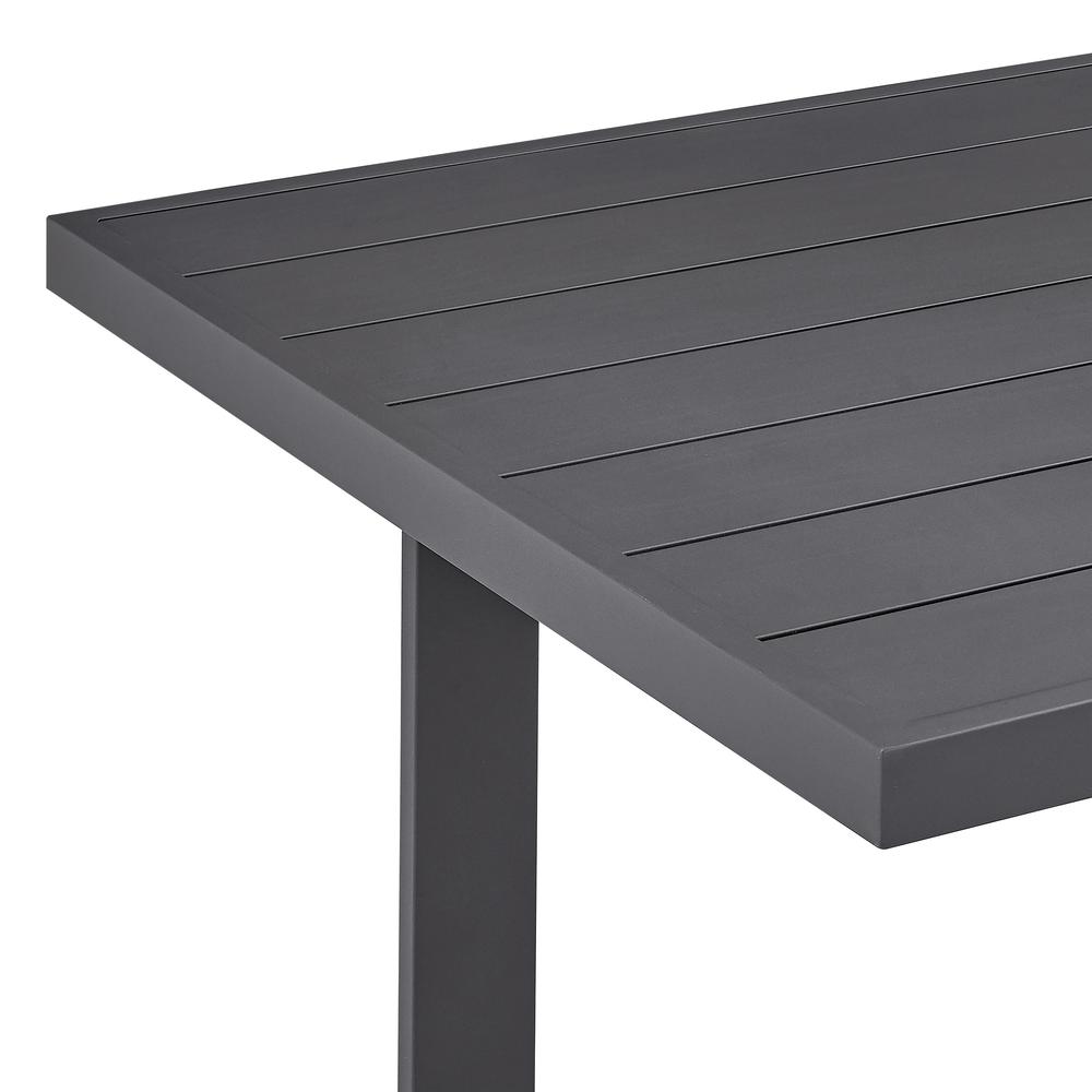 Argiope Outdoor Patio Dining Table in Aluminum. Picture 2