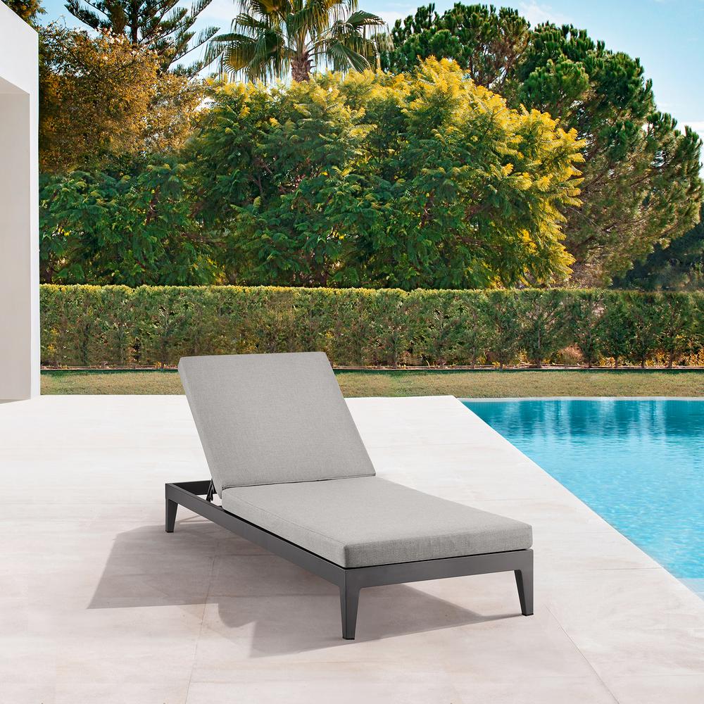 Argiope Outdoor Patio Adjustable Chaise Lounge Chair. Picture 10