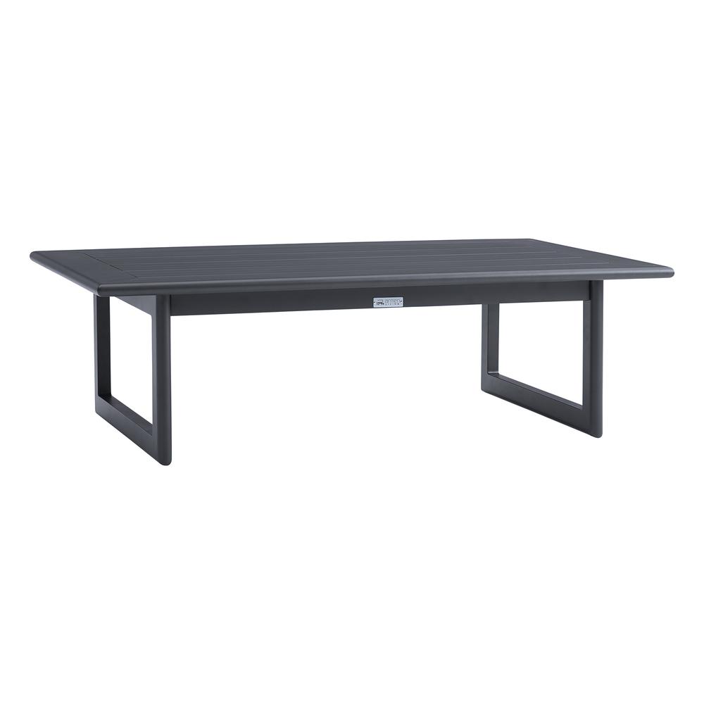 Argiope 4 Piece Outdoor Dark Gray Aluminum & Fabric Outdoor Conversation Set. Picture 5