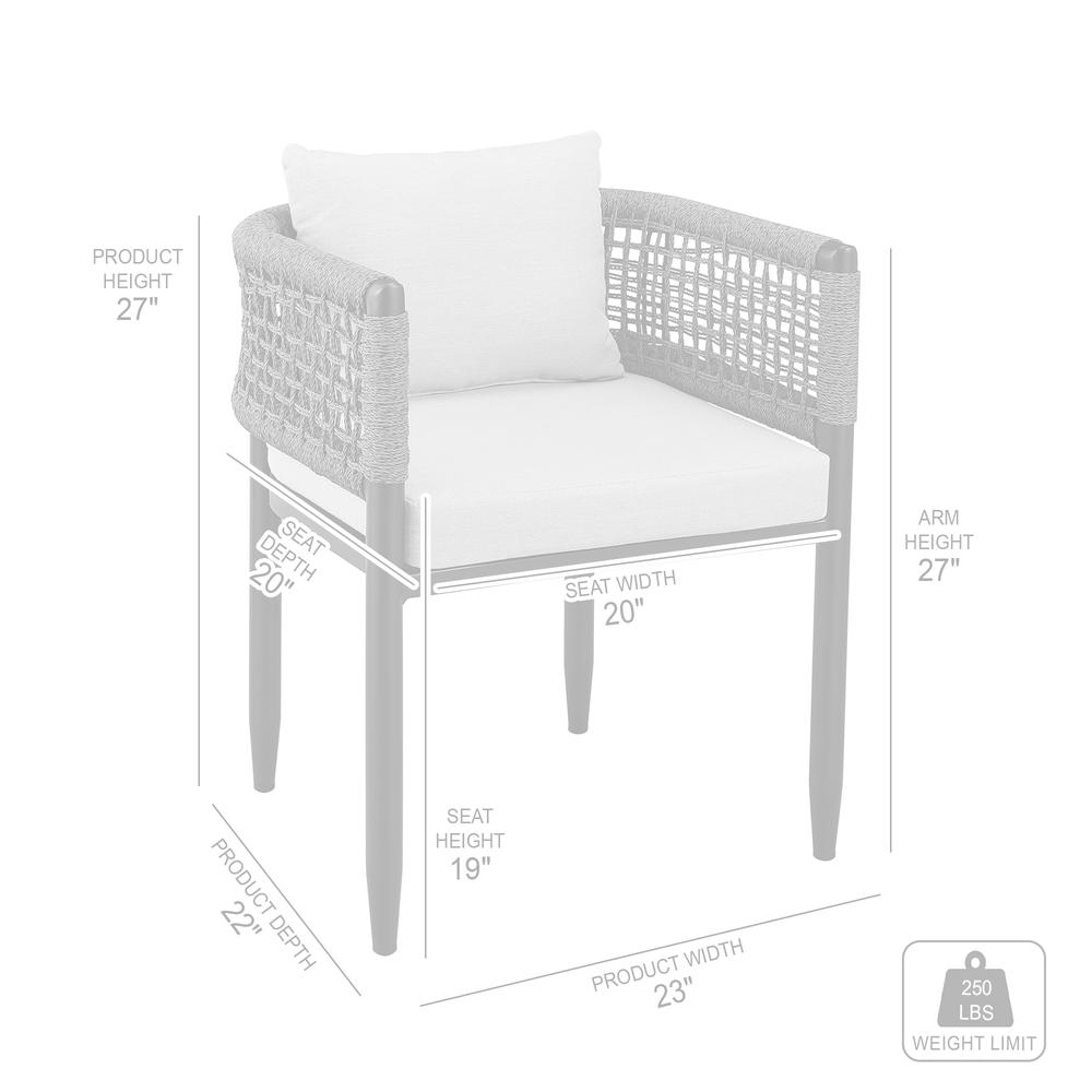 Felicia Outdoor Patio Dining Chair - Set of 2. Picture 9