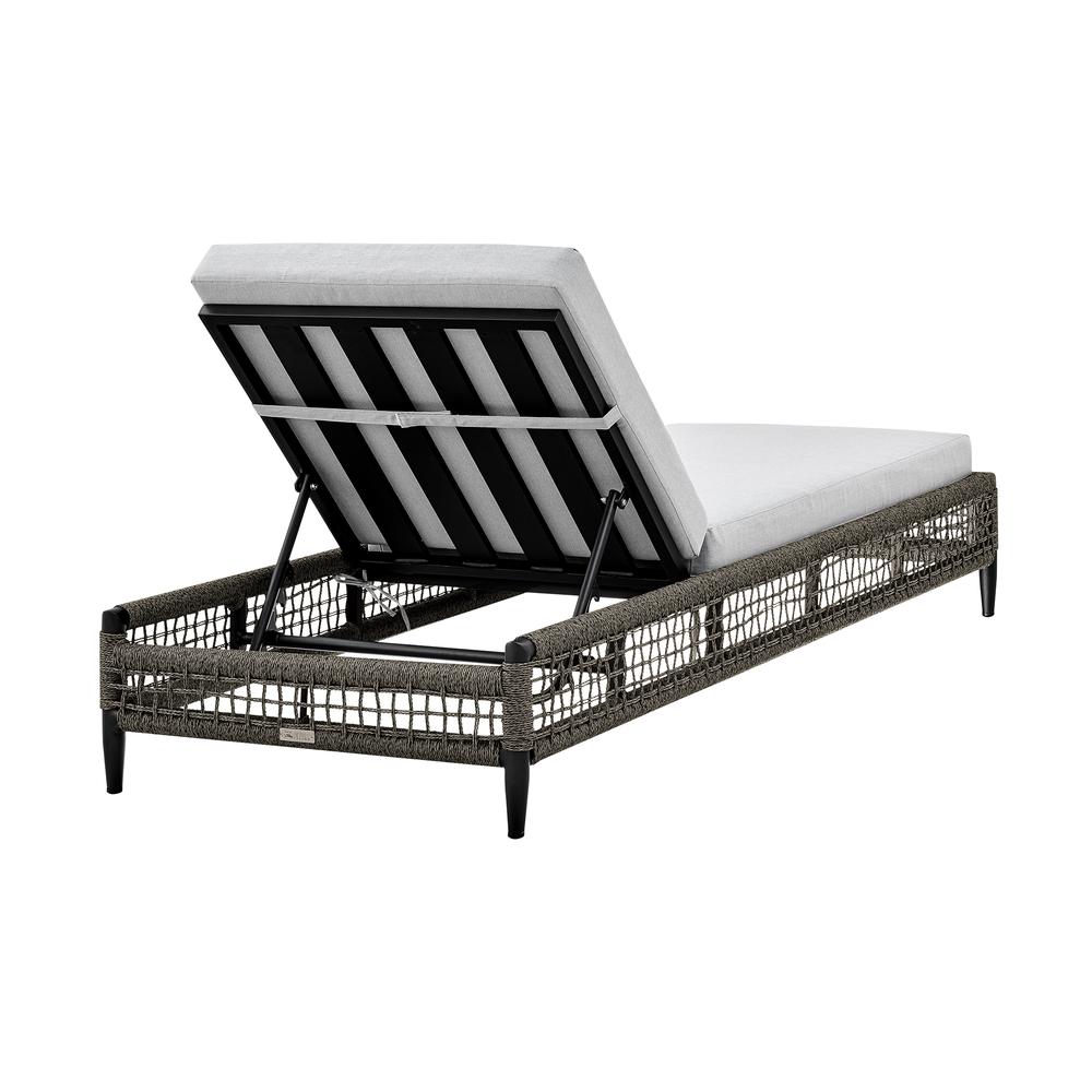Felicia Outdoor Patio Adjustable Chaise Lounge Chair. Picture 3
