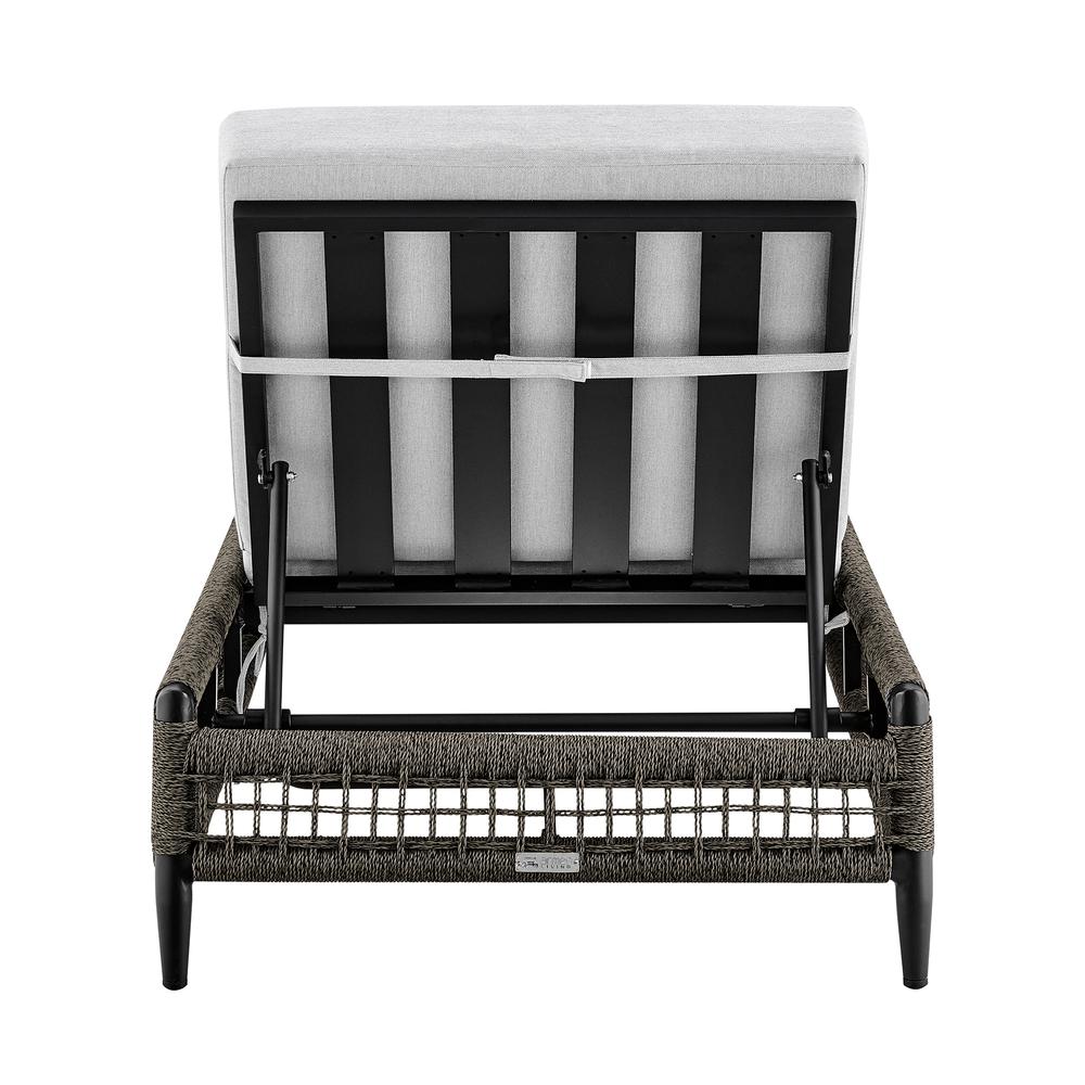 Felicia Outdoor Patio Adjustable Chaise Lounge Chair. Picture 4