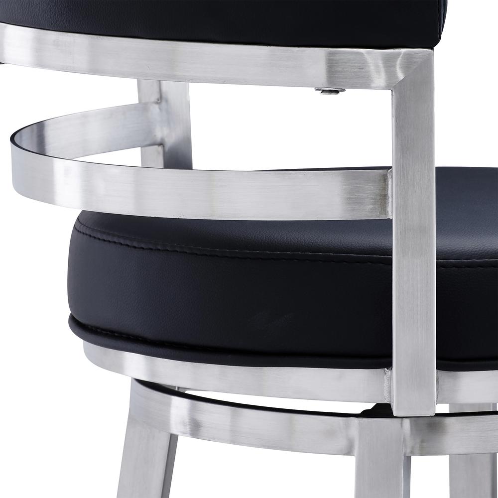 Titana 26" Counter Height Swivel Bar Stool. Picture 4