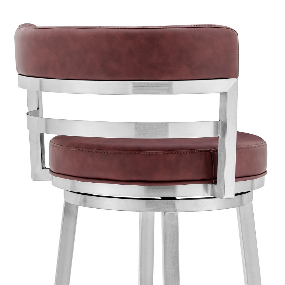 Titana 26" Counter Height Swivel Bar Stool. Picture 4