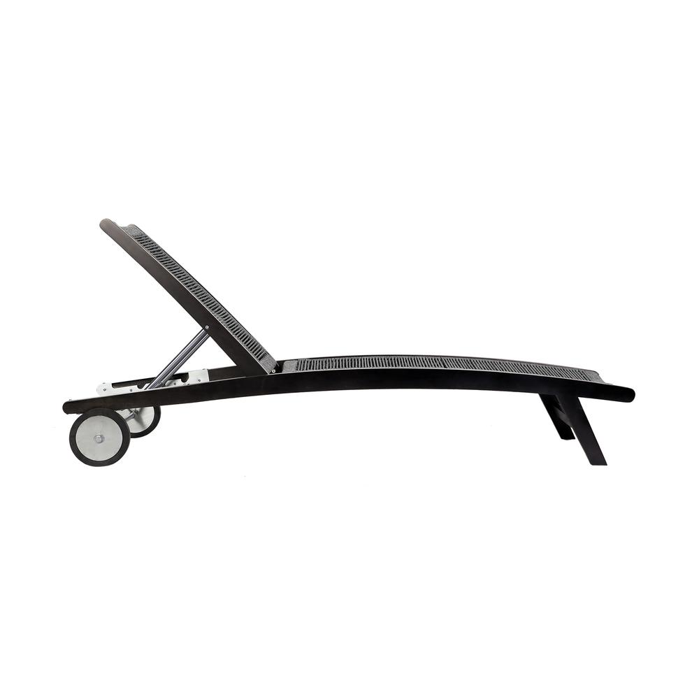 Chateau Outdoor Patio Adjustable Chaise Lounge Chair. Picture 2